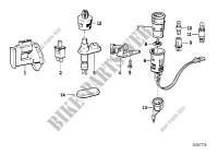 Various switches for BMW 735i 1986