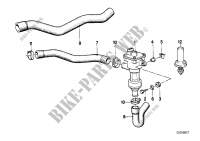 Water valve/Water hose for BMW 635CSi 1978