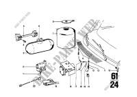 Windshield cleaning system for BMW 2000 1971