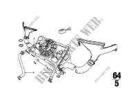 Water hoses/water valve for BMW 1602 1974