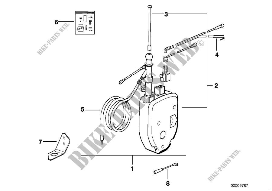 Automatic antenna for BMW 320i 1982