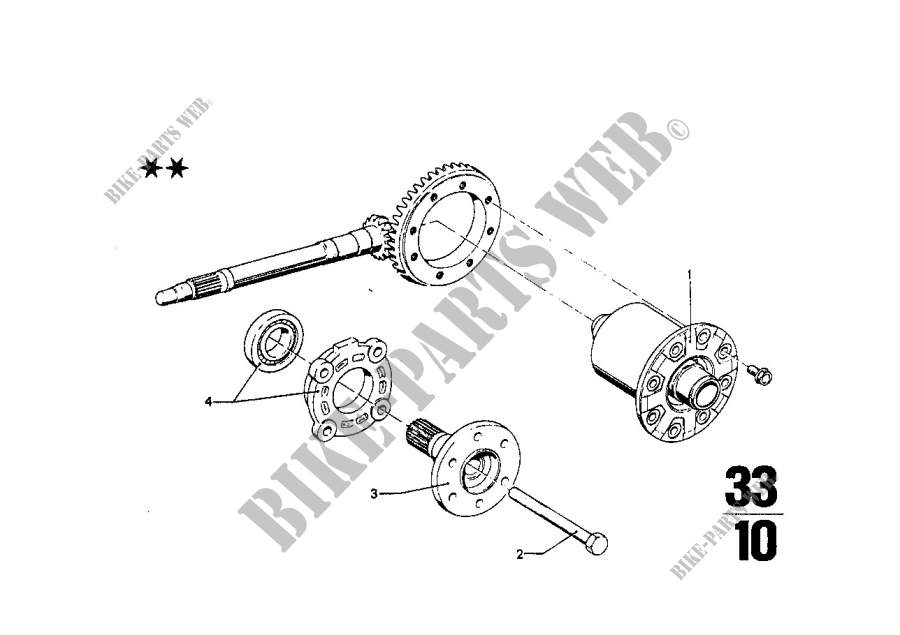 Differential limited slip diff.unit for BMW 2002 1973
