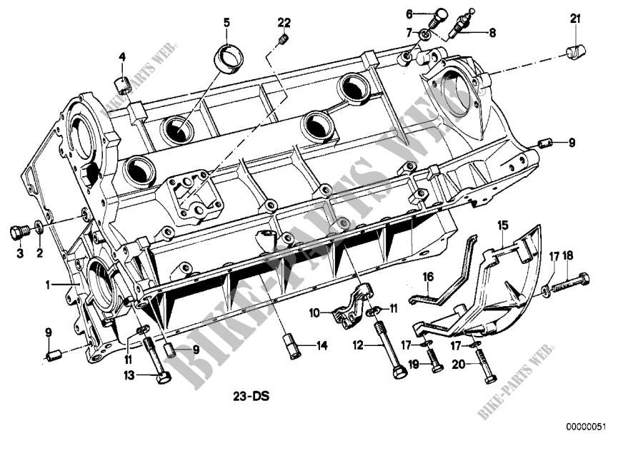 Engine block for BMW 732i 1982
