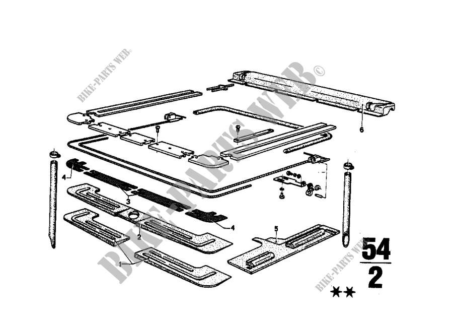 Sliding roof for BMW 1600ti 1967