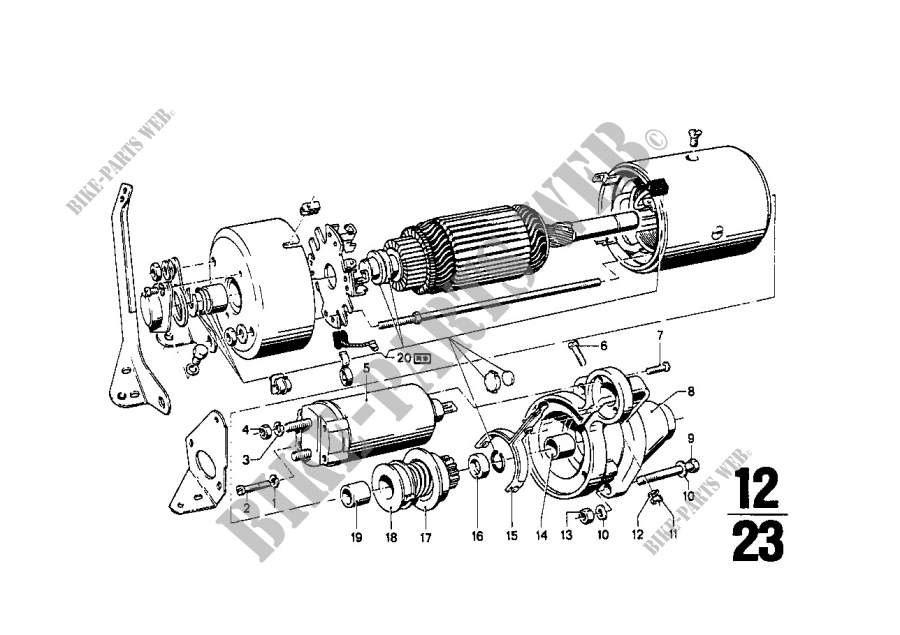 Starter parts for BMW 1600ti 1967
