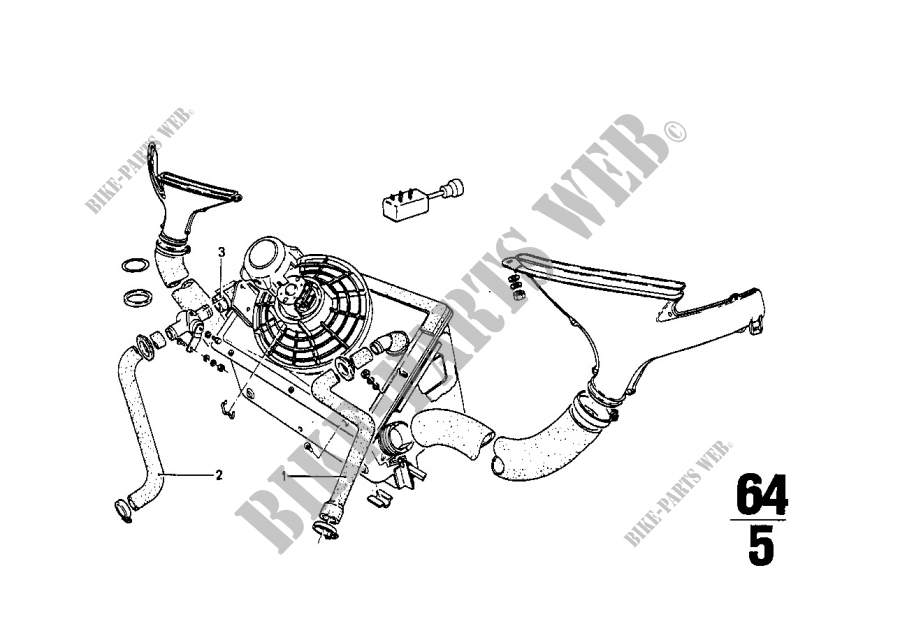 Water hoses/water valve for BMW 2002 1973