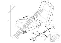 Active seat ventilation retrofit kit for BMW 525i 2000