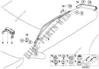 Airbag passenger and head airbag for BMW 728i 1995