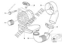 Alternator, individual parts 120A for BMW 740iL 1995