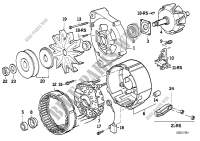 Alternator, individual parts 80A for BMW 318is 1989