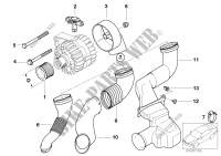 Alternator parts 120A/140A Valeo for BMW 325Ci 2000