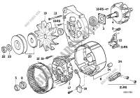 Alternator parts 65a for BMW 318is 1989