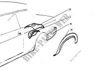 Body repair panels (pull over type) for BMW 1502 1975