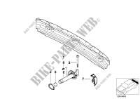 Carrier, rear for BMW 525i 2000