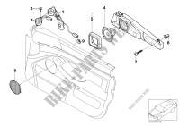 Components M sound system, front door for BMW 535i 1996