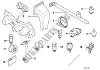 Diverse small parts for BMW 528i 1996