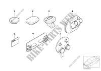 Diverse small parts for BMW 328i 1998