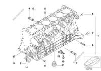 Engine block for BMW 325i 2000