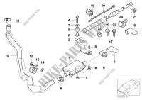 Exhaust pipe/muffler for BMW 320d 1997