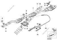 Exhaust system for BMW 323Ci 1998