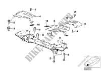 Front axle support for BMW 730iL 1988