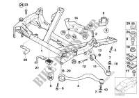 Front axle support/wishbone for BMW 523i 1995
