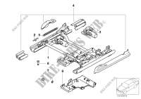 Front seat rail for BMW 535i 1998