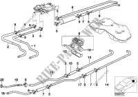 Fuel Pipe and Mounting Parts for BMW 750iL 1998
