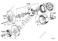 Generator, individual parts for BMW 735i 1982