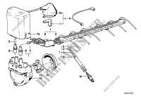 Ignition wiring for BMW 320i 1983