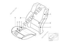 Indiv. leather cover, sports seat N6 for BMW 325Ci 2000