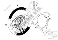 Individ. M sports strng whl airbag SA710 for BMW M5 1997