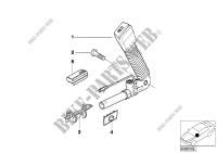 Lower strap, front for BMW 323Ci 1999