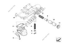 Lubrication syst.,oil pump, single parts for BMW 735Li 2001