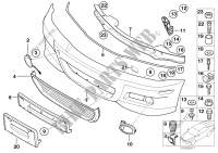 M trim panel, front for BMW M3 2000
