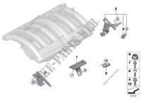 Mounting parts f intake manifold system for BMW 325i 2000