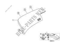 Mounting parts, instrument panel for BMW 316i 2001