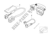 Radio adapter wiring for BMW 520i 1996