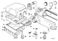 Relay motor/control unit box for BMW 518i 1994