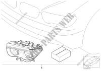 Retrofit kit, bi xenon headlight for BMW 745i 2001