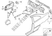 Side panel/tail trim for BMW 320Cd 2003
