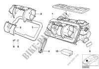 Siemens heater housing with microfilter for BMW 525i 1989