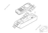 Single parts f Nokia 3110 centre console for BMW 330xi 2001