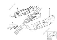 Single parts of front seat controls for BMW X3 3.0si 2006