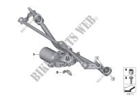 Single wiper parts for BMW Z4 18i 2012