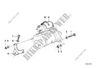 Starter mounting parts for BMW 316i 1988