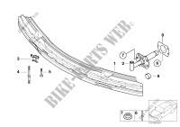 Support, front for BMW 318d 2002