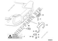 Trailer, indiv. parts, load ramp catch for BMW 320i 1998