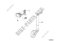 Trailer, individual parts, support wheel for BMW 518i 1994