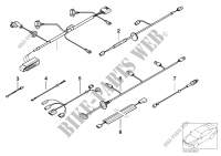 Various additional wiring sets for BMW 530i 2000